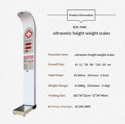 Máquina de Análise de Corpo Médico Grande e Poderosa / Analisador Bmi com Opções Personalizadas