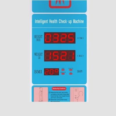 Escala de peso e altura do IMC digital dobrável para 1-500 kg