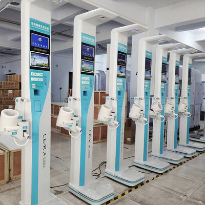 Escala de IMC de altura e peso corporal com tecnologia ultrasônica e análise de composição HW-VE