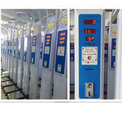 Moeda Operativa 200kg Altura Digital Ultrassônica Escala de Peso com Divisão Mínima de 0,5cm