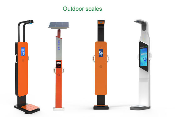 Máquina de verificação de gordura para saúde ao ar livre com tela LCD de 7 polegadas com projeto à prova d'água e GW 93kg
