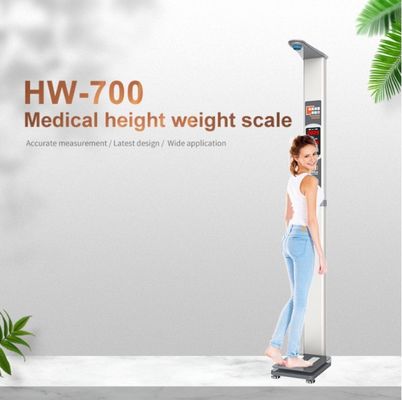 AC100-240V Fornecimento de energia Máquina de peso de altura operada por moeda para hospitais ginásios clínicas