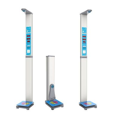 Balanças eletrônicas automáticas de altura e peso, operadas por moedas, com alimentação de 100-240 V