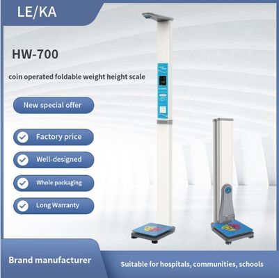 Máquina de balança inteligente para medir com precisão a altura e o peso do corpo humano