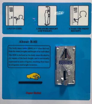 Máquina de venda automática HW-900 BMI com impressora e balança eletrônica multilíngue