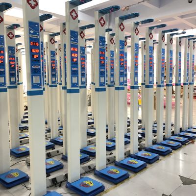 Máquina de venda automática de pesação de peso corporal, com display LED, operada por moeda