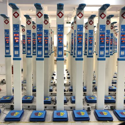 Máquina de venda automática de pesação de peso corporal, com display LED, operada por moeda