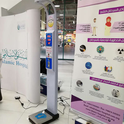 Máquina de IMC do corpo com exibição digital de LED para medição precisa da altura nas farmácias