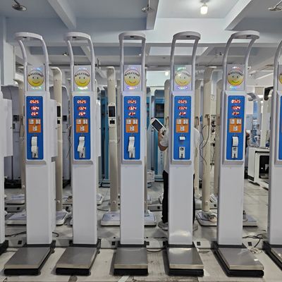 Suporte personalizado OBM Balanças de Farmácia Médica para medição de peso corporal e altura