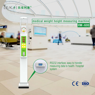 AC100-240V Fornecimento de energia Faixa de peso 8-200kg BMI Checkup Médico Máquina de Venda de Balança