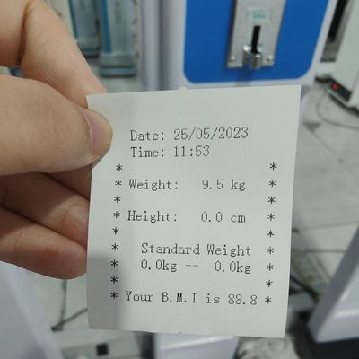 Máquina de peso do IMC para a faixa de peso 1-200kg e faixa de altura 0-200cm