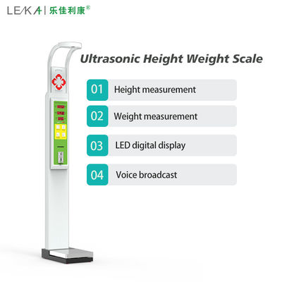 Farmácia Médica IMC Ultrassonico Máquina de Peso e Altura Escala de Moedas com Display LED