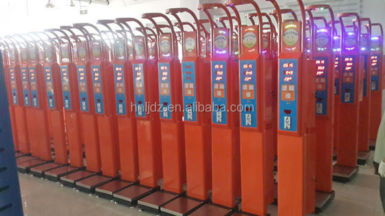 Display de LED Moeda Operada Altura e Peso Escala de Tempo Limitado Oferecimento 480 vezes por hora