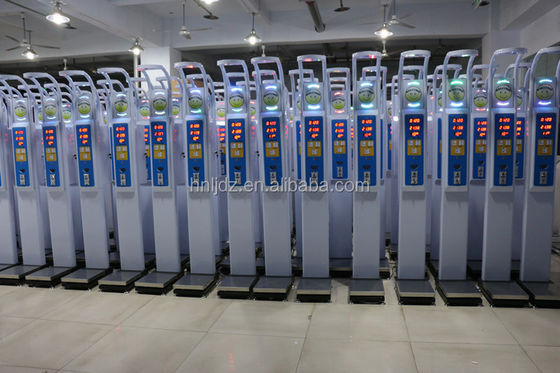 Display de LED Moeda Operada Altura e Peso Escala de Tempo Limitado Oferecimento 480 vezes por hora