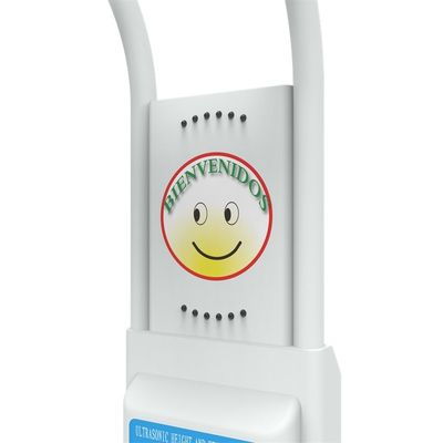 Máquina profissional de medição de peso e altura corporal com balança eletrônica