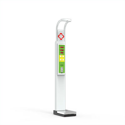 Máquina de venda de moedas com balança corporal digital do IMC e impressão G.W. 45kg RS-232