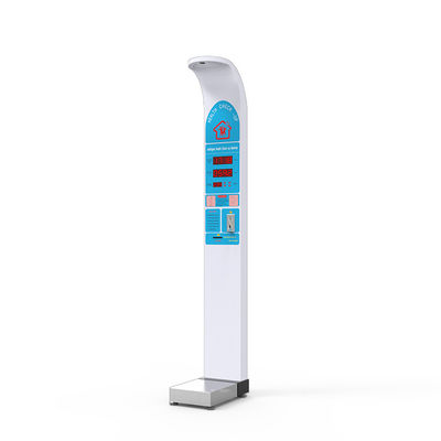 Fornecimento de energia 100-240V Balança de pesagem do IMC com medição de altura e ecrã digital