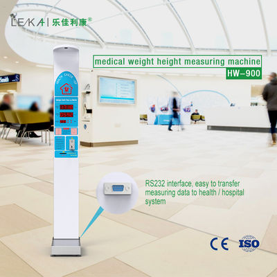 Fornecimento de energia 100-240V Balança de pesagem do IMC com medição de altura e ecrã digital