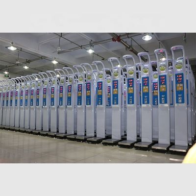 Display LED Máquina de medição eletrônica de altura e peso por ultra-som Faixa de peso 8-200kg