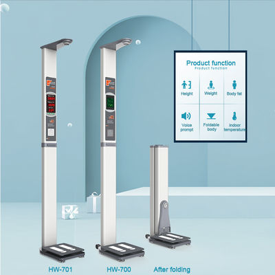 Display LED Escala de altura clínica digital dobrável para instrumento de medição médico