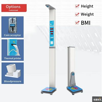 Display digital de LED/LCD Máquina de balança de peso e altura do IMC para análise da composição corporal