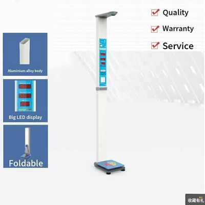 Display digital de LED/LCD Máquina de balança de peso e altura do IMC para análise da composição corporal
